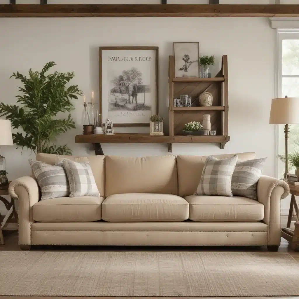 Rustic Charm Meets Modern Comfort with Farmhouse-Style Sofas