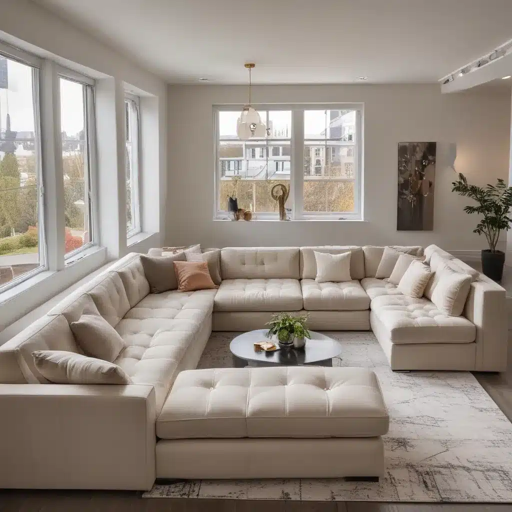 Sink into Luxury with a Custom U-Shaped Sofa