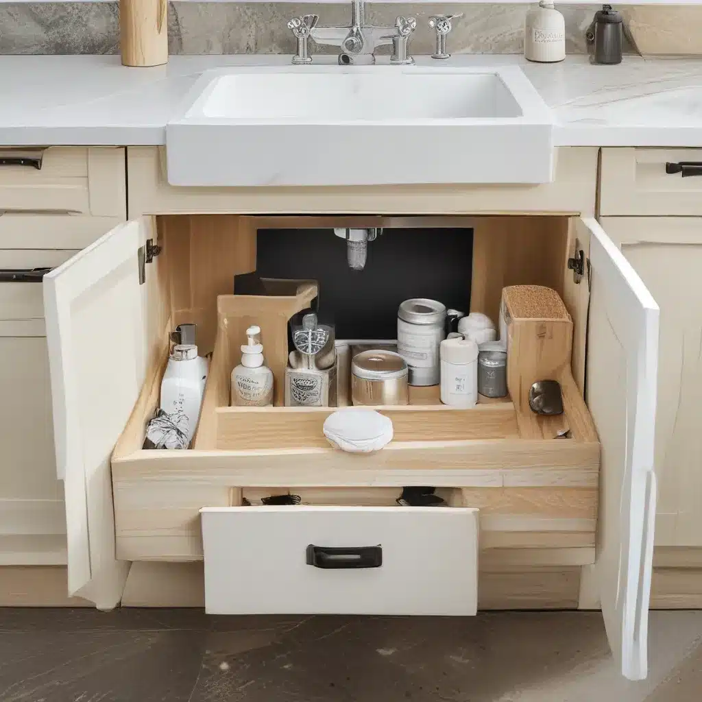 Slide Out Storage Under Sinks and Vanities