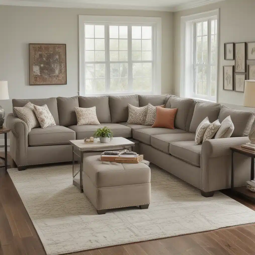 Small Space? Big Impact with Custom Sectional Sofas