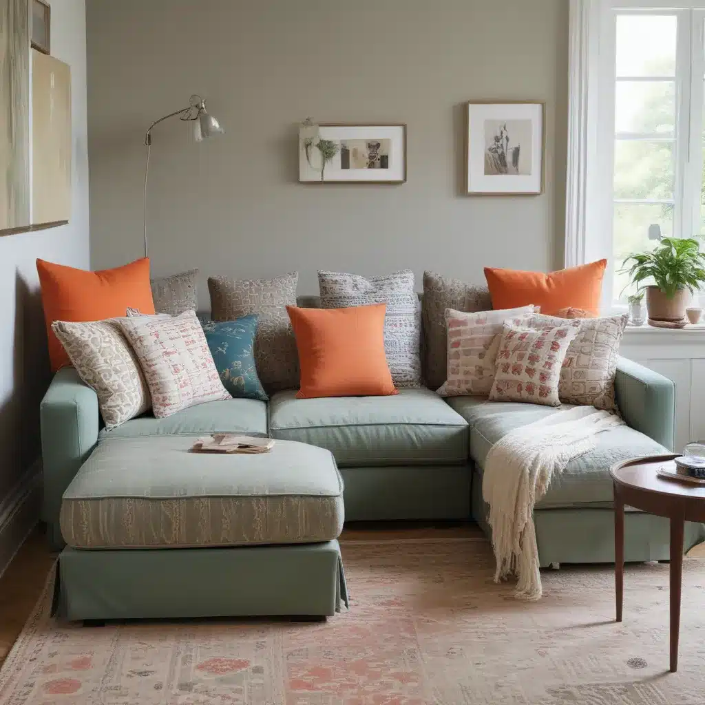 Sneaky Sofa Colors and Patterns to Visually Expand Small Spaces