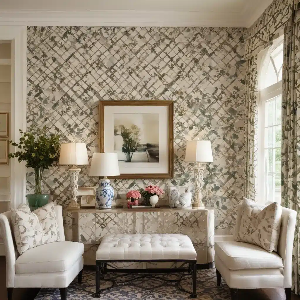 Sophisticated Trellis and Lattice Prints for the Refined Home