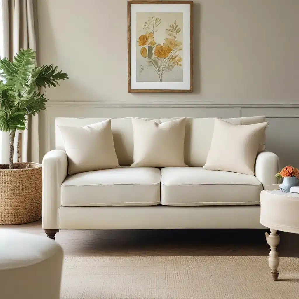 Summery Neutral Sofas with a Fresh Twist