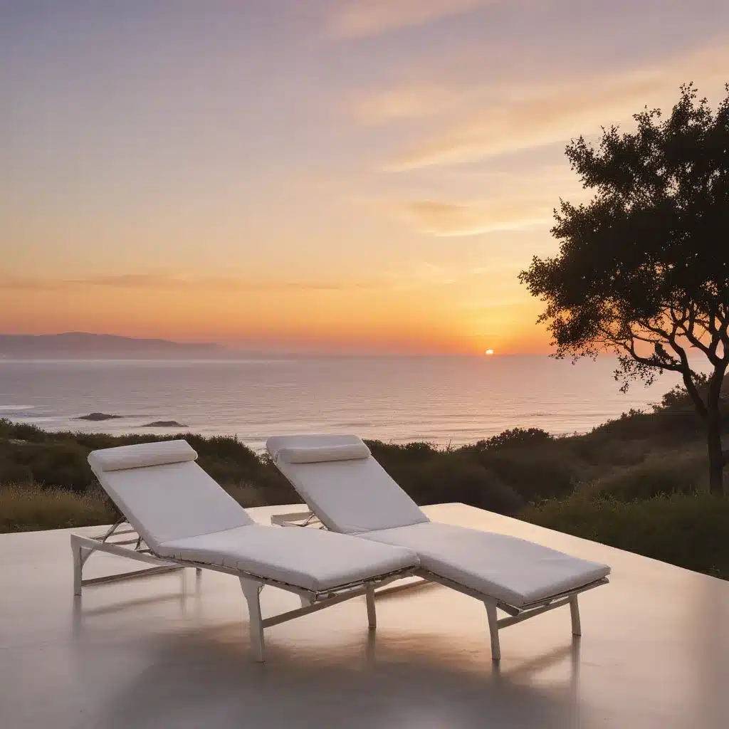 Sunset Lounging: Chaises with a View