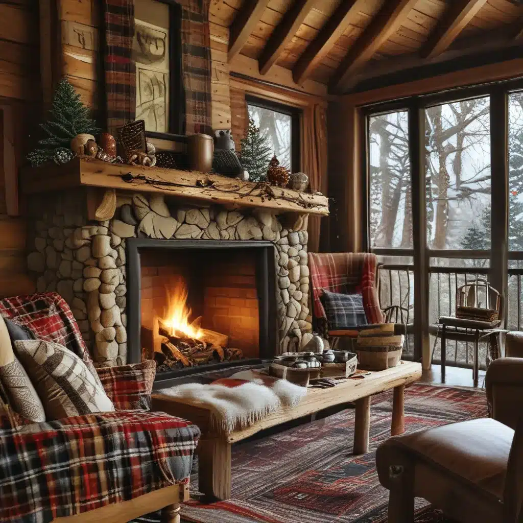 Touches of Plaid Bring Cozy Cabin Vibes for Winter