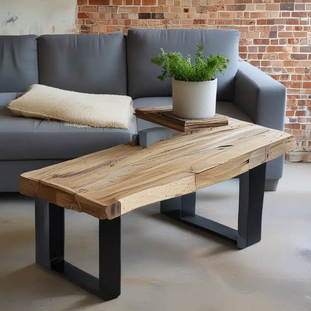 Turn Old Materials into Trendy Sofa Tables