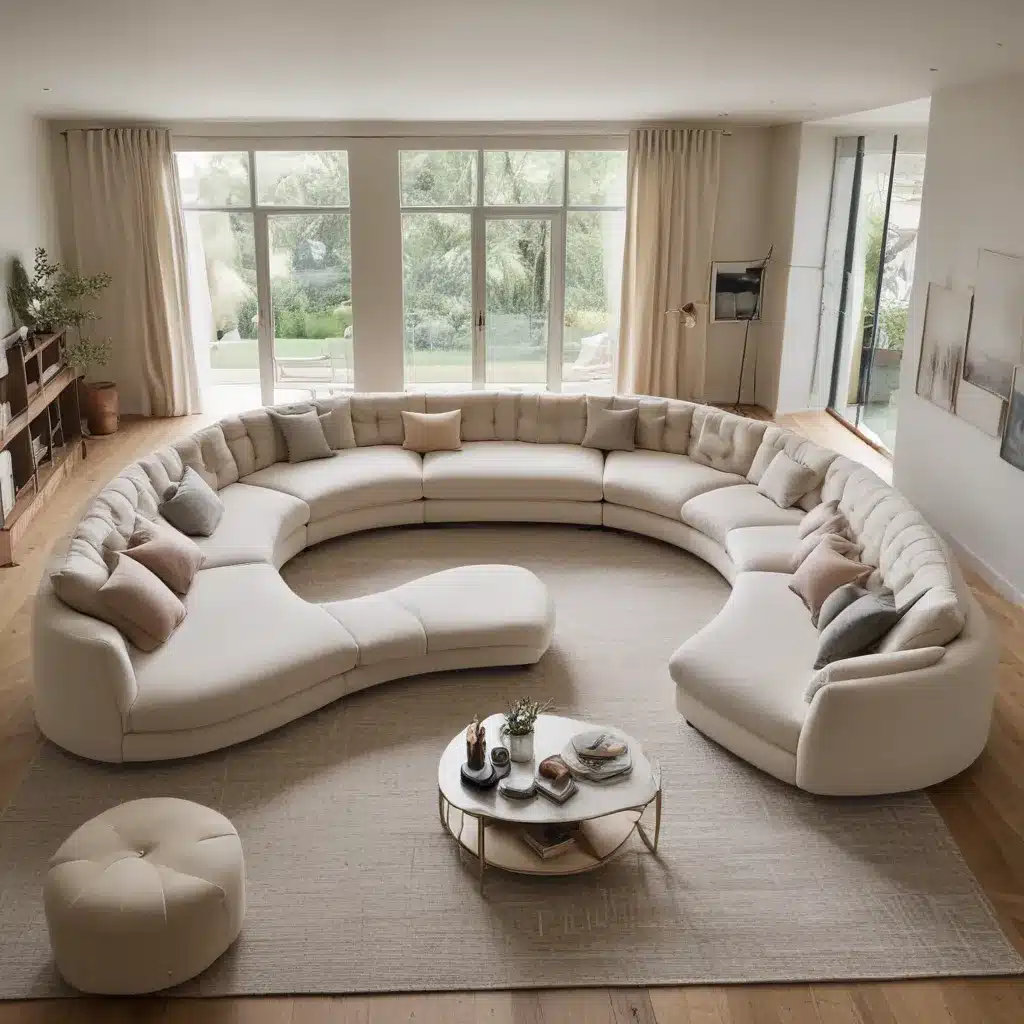 U-Shaped Sofas: Curving Toward Ultimate Comfort