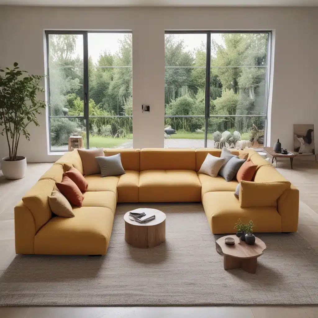 U-Shaped Sofas Let the Good Times Unfold