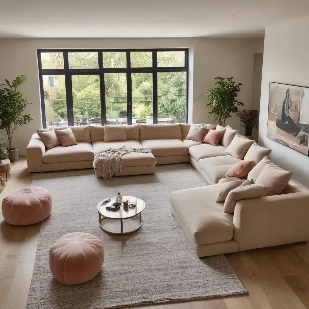 U-Shaped Sofas: Snuggle Up with Your Squad