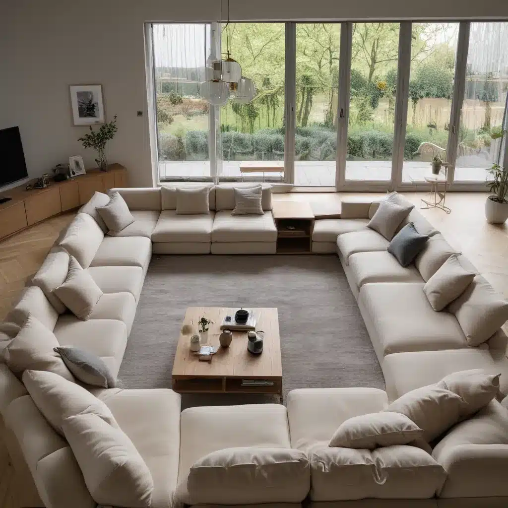 U-Shaped Sofas: The Ultimate TV-Watching Setup