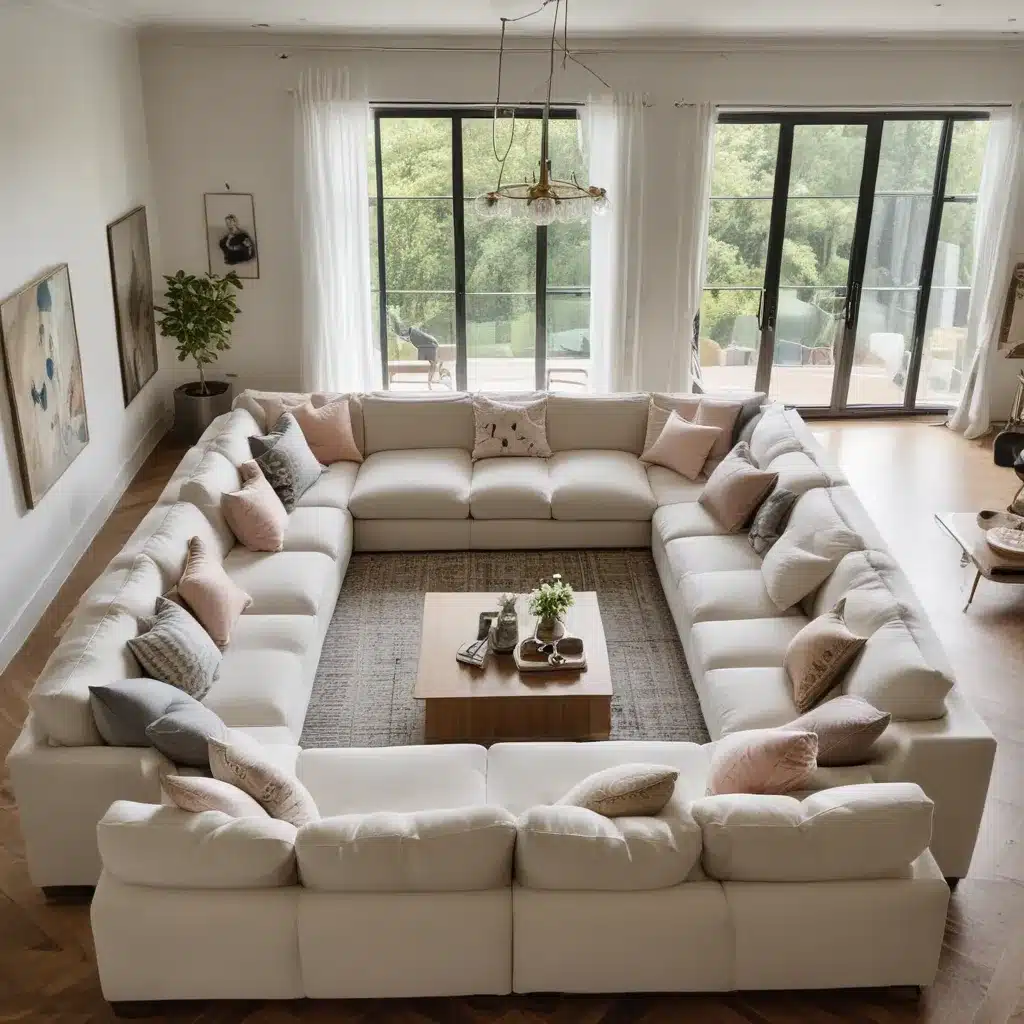 U-Shaped Sofas: Your New Favorite Family Spot