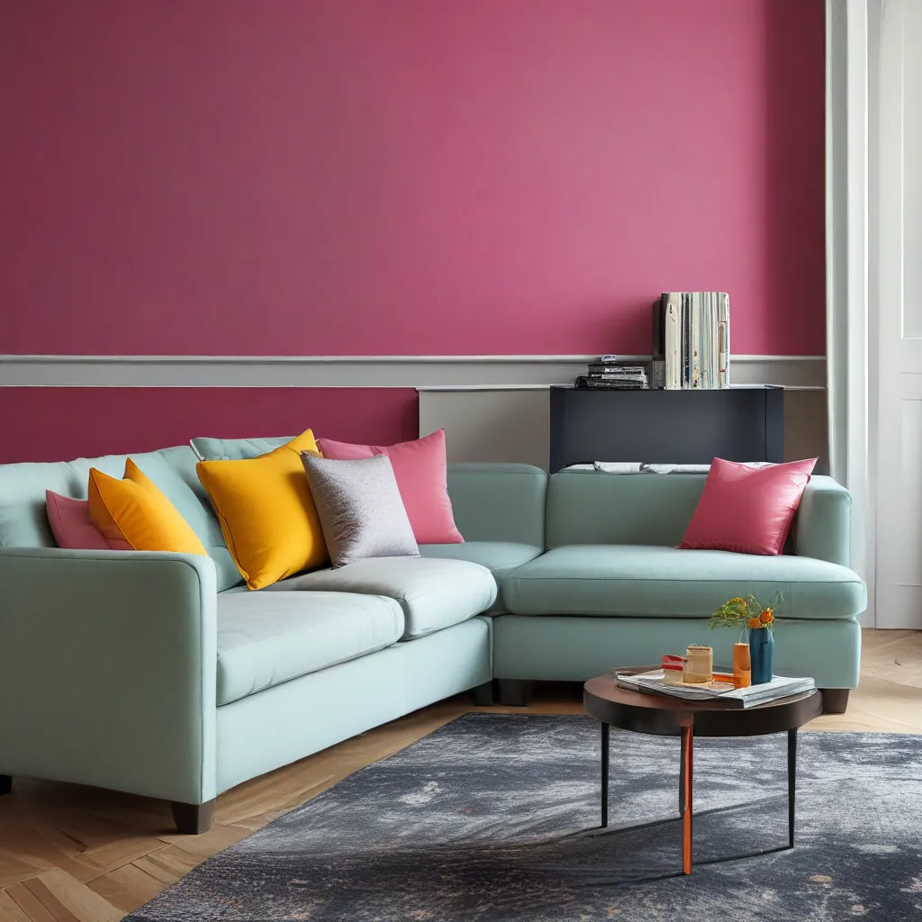 Unexpected Color Combinations Enhance Modern Sofa Style