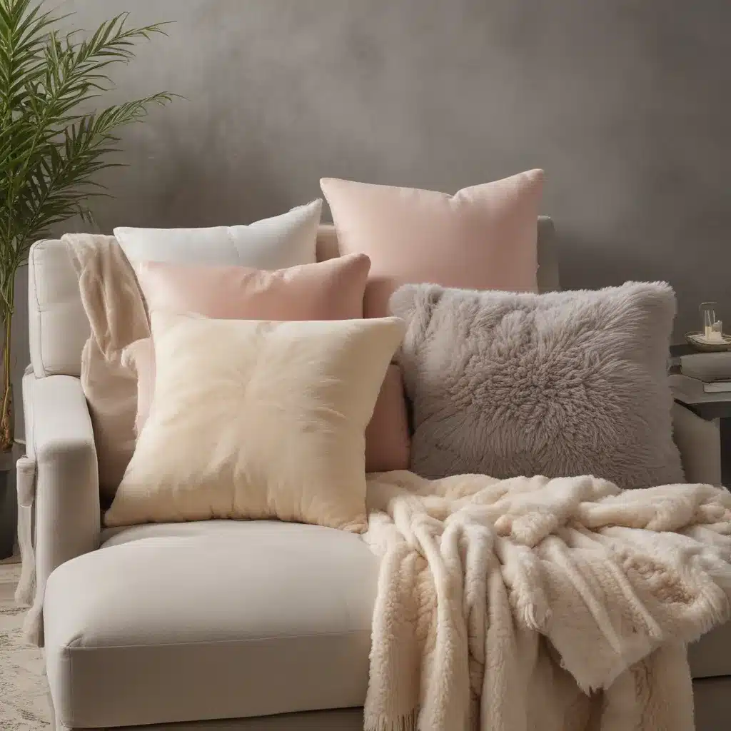 Unwind in Style with Plush Pillows and Throws