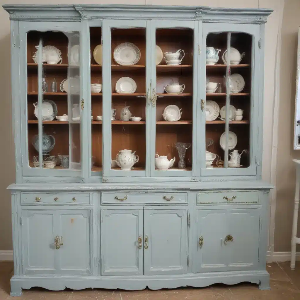 Upcycle Old China Cabinets with Chalk Paint