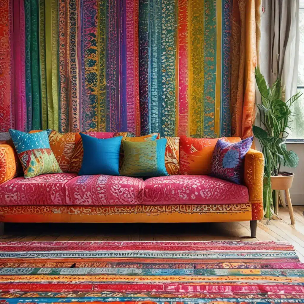 Uplift Your Mood With Vibrant Textiles and Patterns