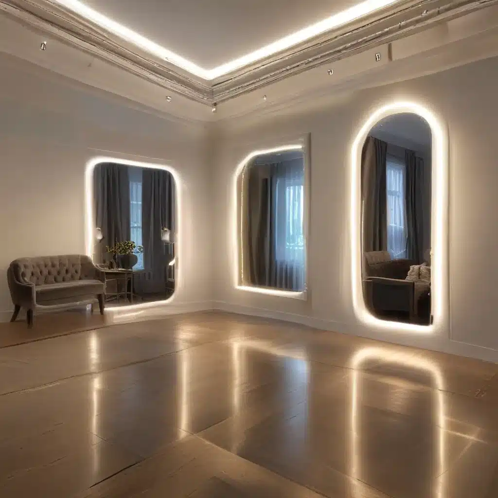 Visually Enlarge Rooms With Lighting And Mirrors