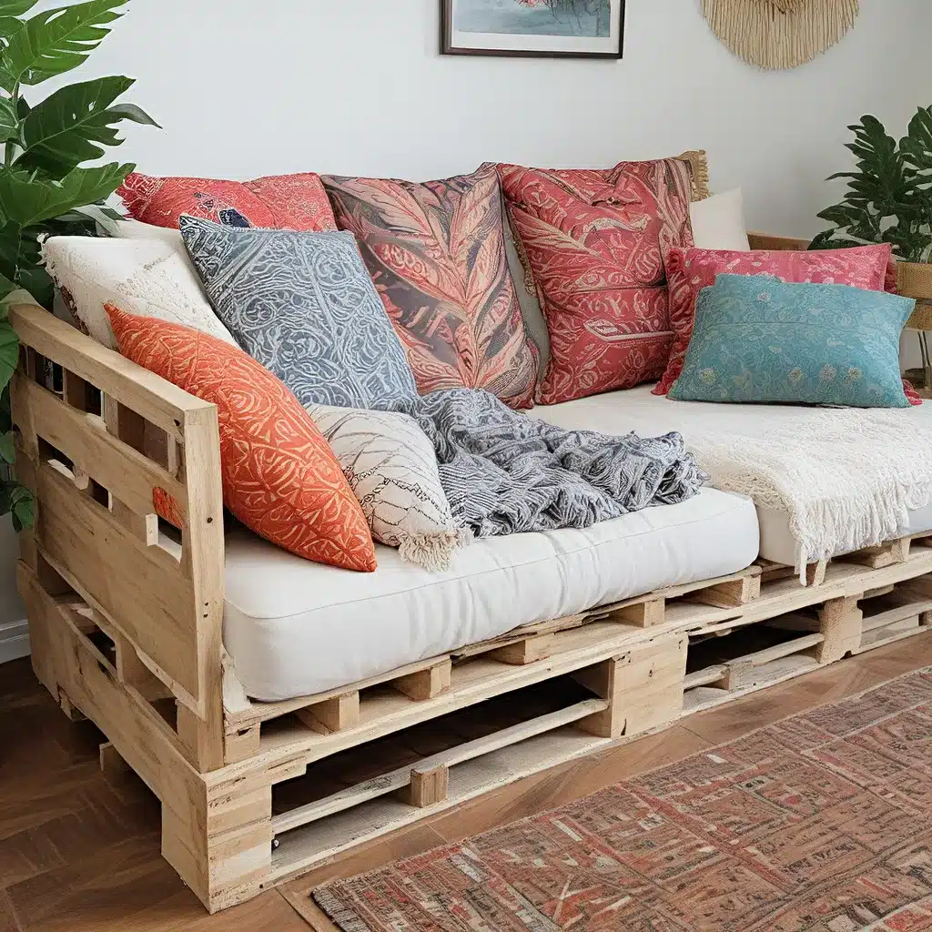 Add Boho Flair With a DIY Pallet Sofa