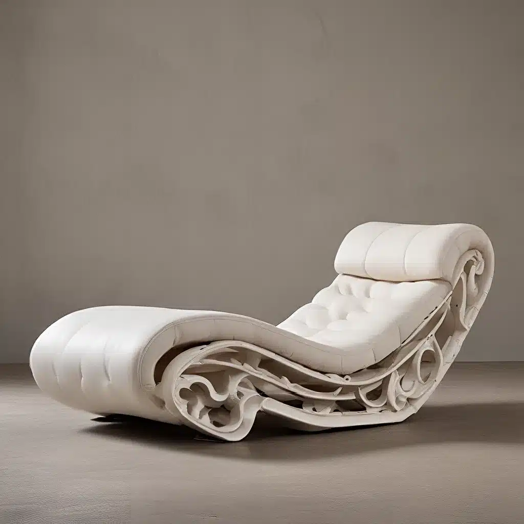 Artful Allure: Chaise Longues with Sculptural Design