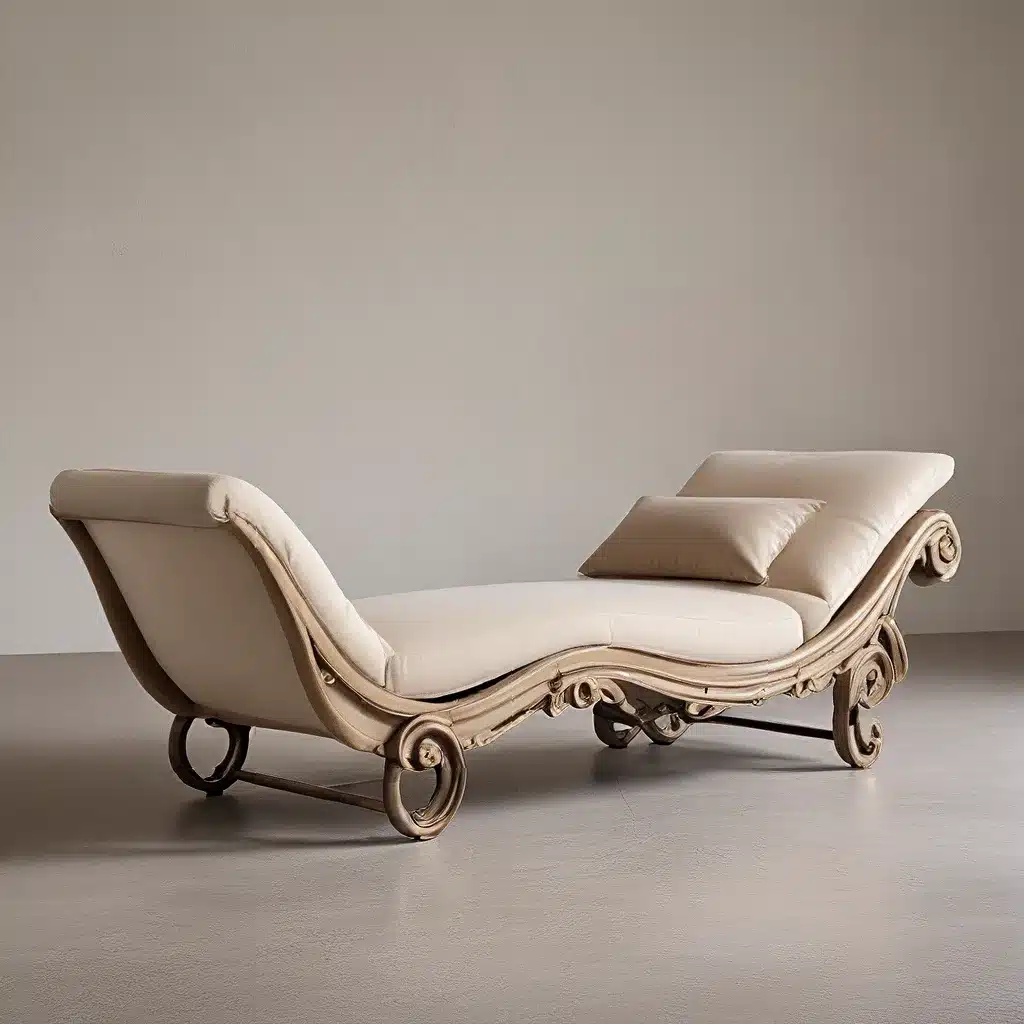 Artful Allure: Chaise Longues with Sculptural Details