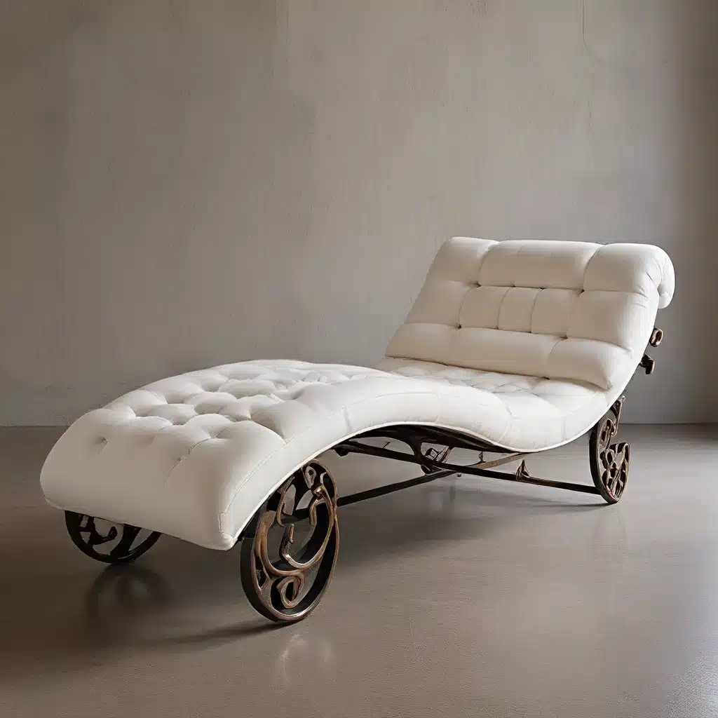 Artful Allure: Chaise Longues with Sculptural Details for Visual Interest