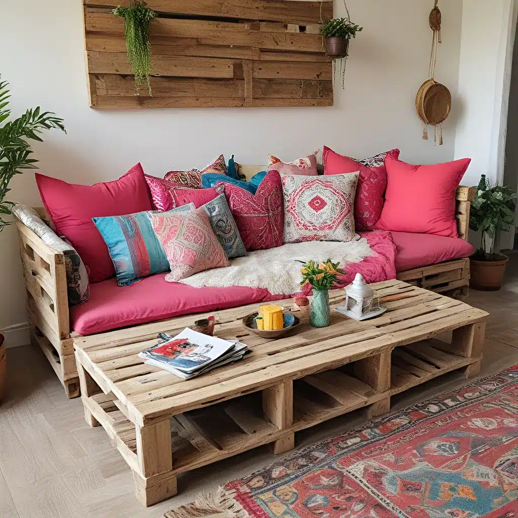 Bohemian Chic Pallet Sofa