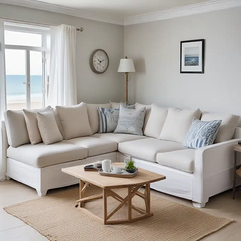 Breezy Coastal Charm with Corner Sofa Bed Designs