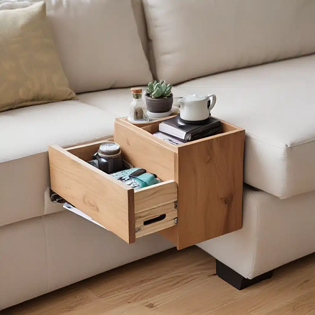 Clever Sofa Accessory Storage Solutions