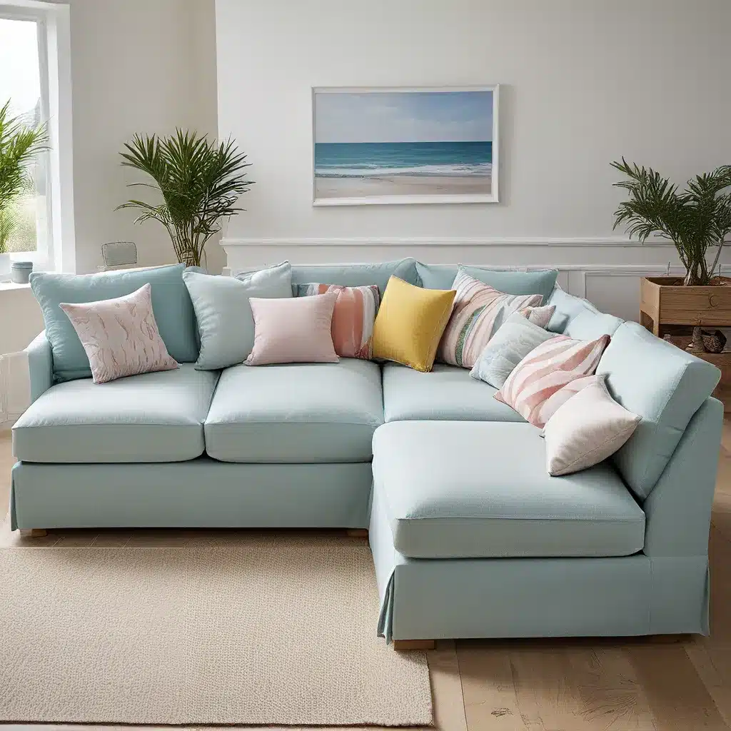 Coastal Cool – Corner Sofa Beds in Relaxed, Beachy Fabrics