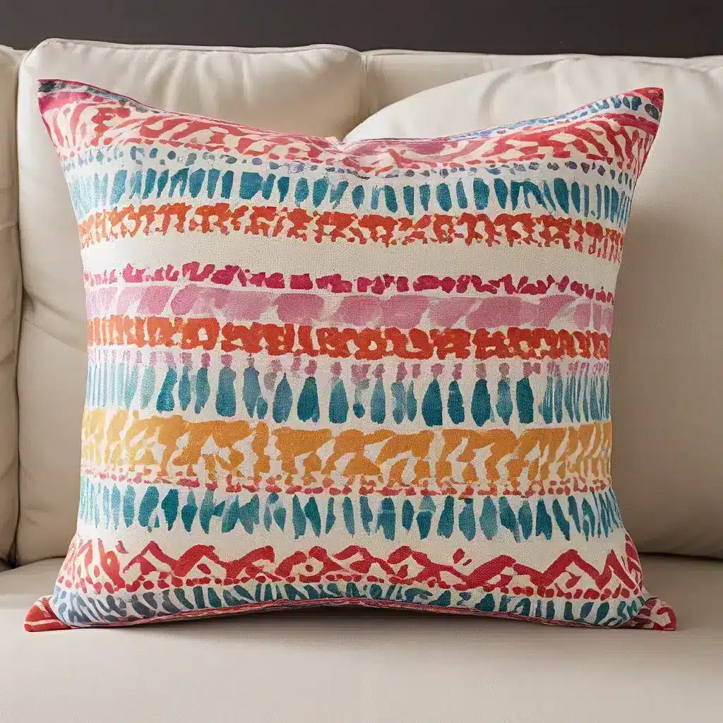 Colorful Pillows Make a Bold Statement