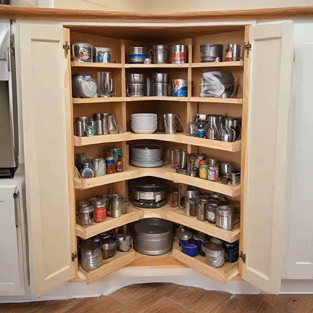 Corner Cabinet Hacks Gain Capacity