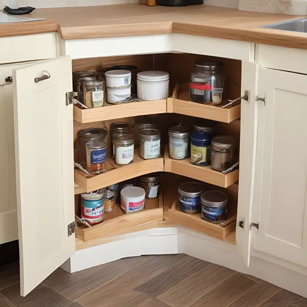 Corner Cabinet Storage Hacks