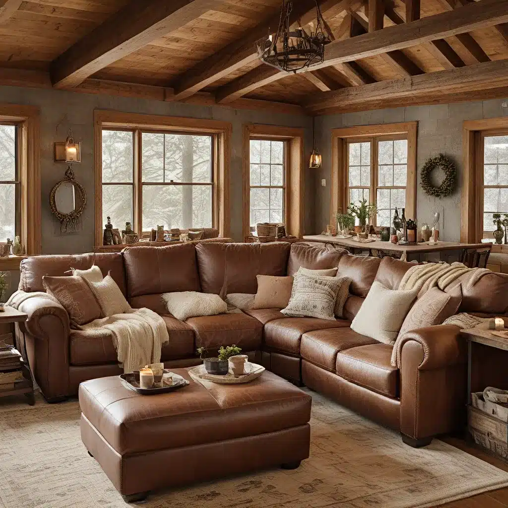 Cozy Cabin Chic: Rustic Sectional Sofas for Hygge-Filled Homes