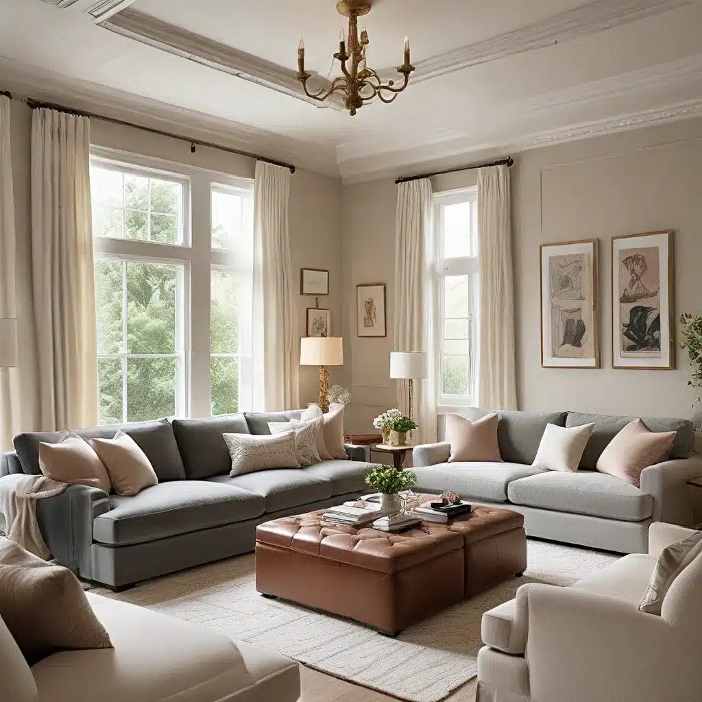 Cozy Living Rooms With Plush Custom Sofas