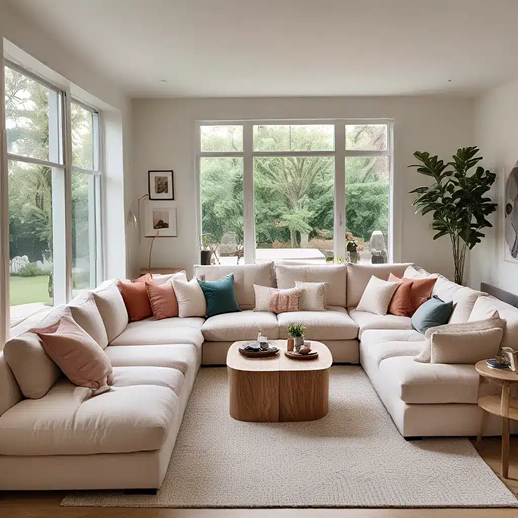 Cozy Up With The Whole Gang On A U-Shaped Sofa