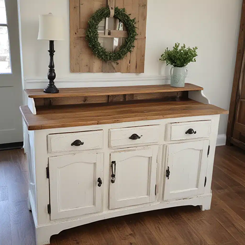 Create Farmhouse Chic with Repurposed Wood Furniture