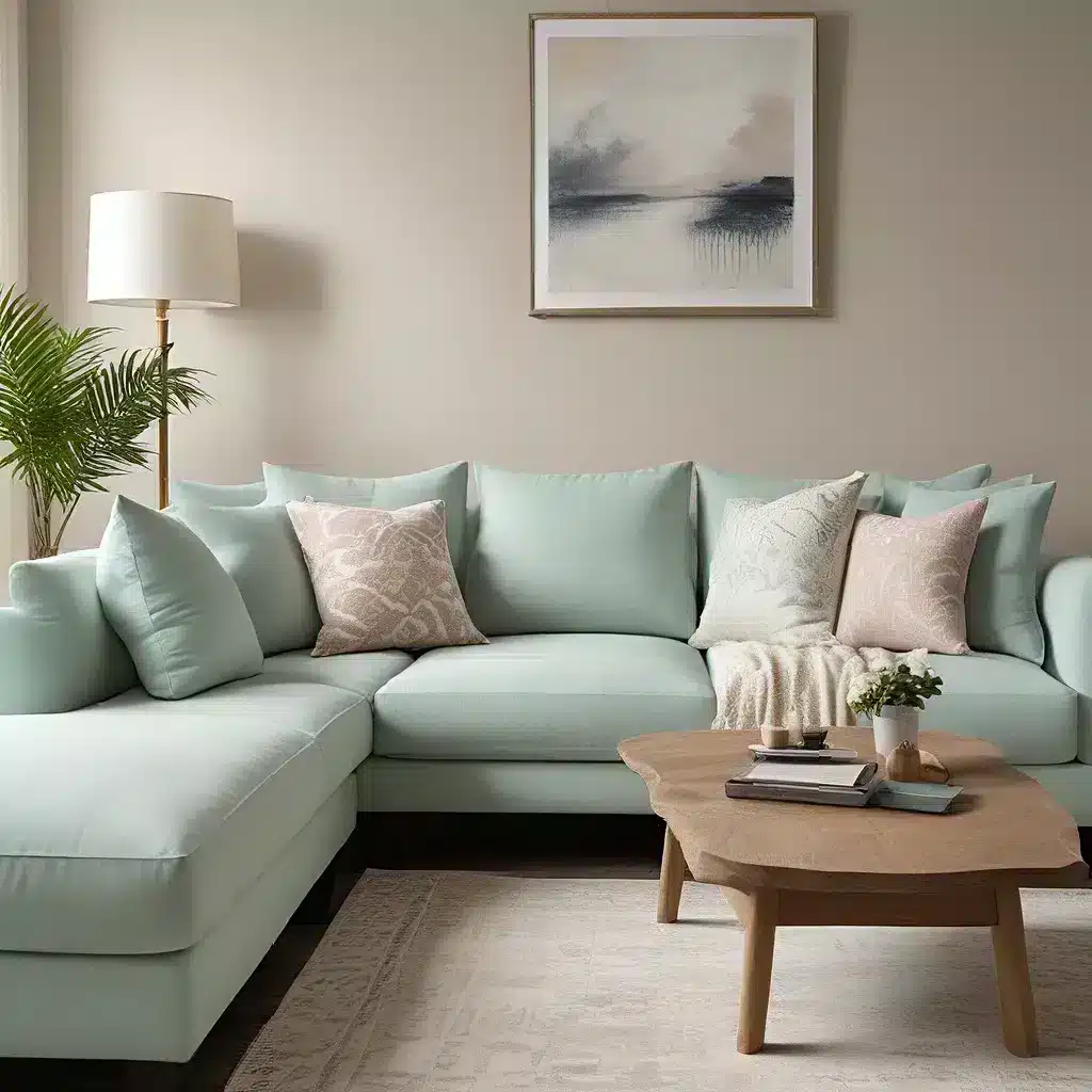 Create a Soothing Sanctuary with Calming Sofa Colors and Textures