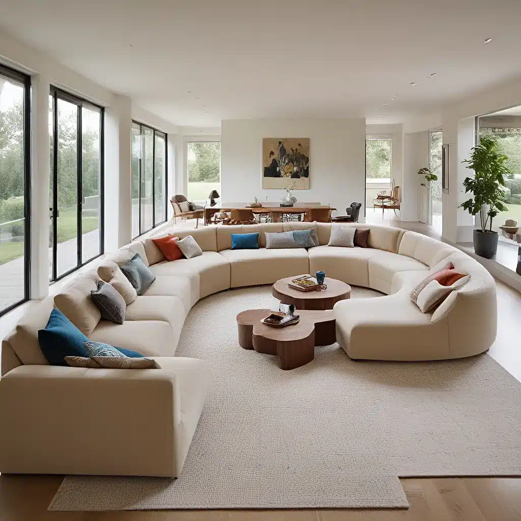 Curve Ball: Unexpected U-Shaped Sofa Uses