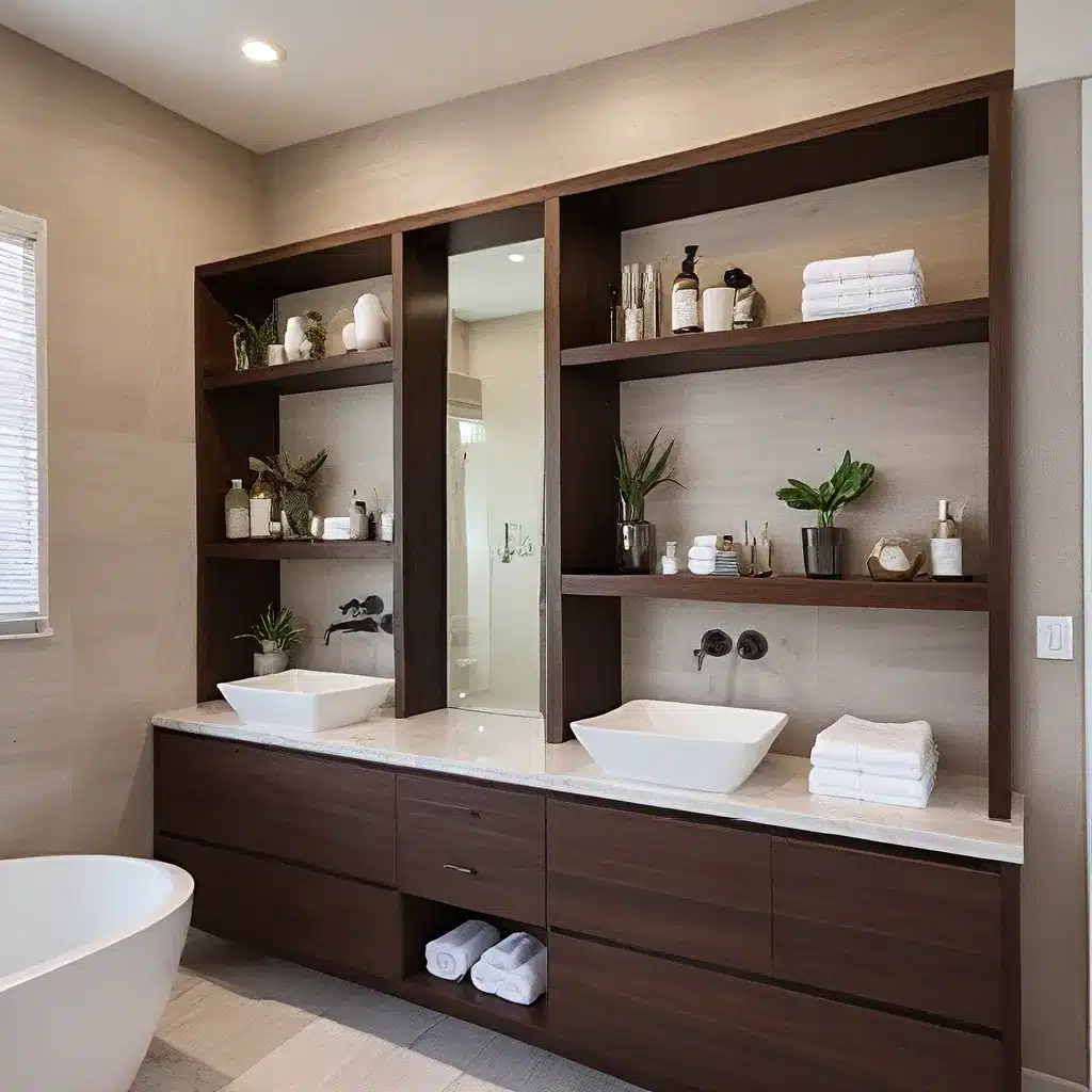 Custom Shelving Elevates Spa Bathrooms