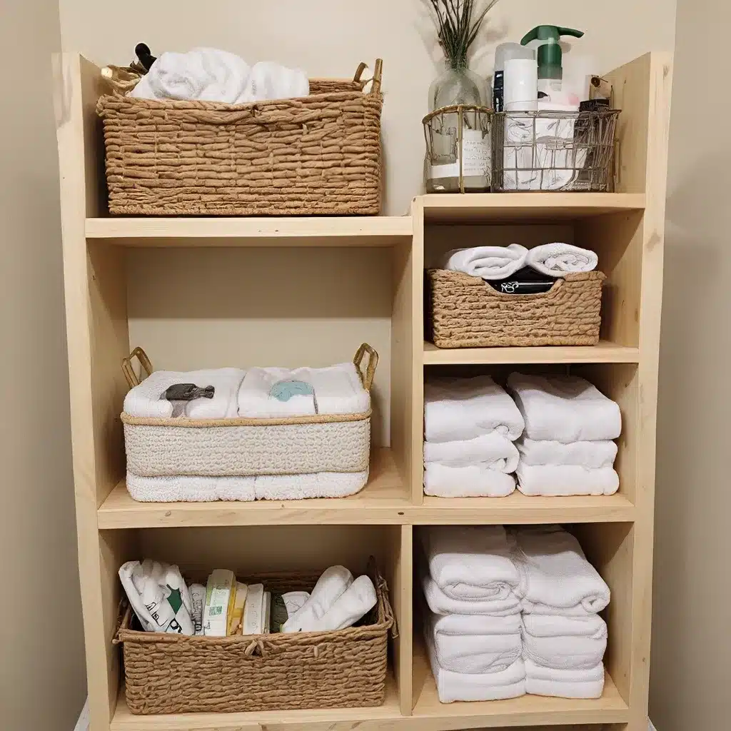 DIY Bathroom Storage On A Budget