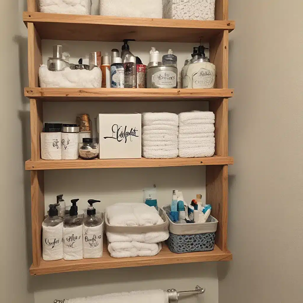 DIY Bathroom Storage on a Tight Budget