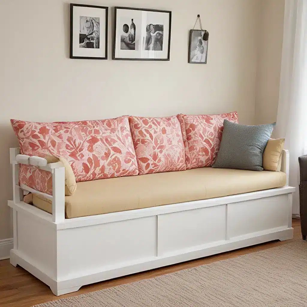 DIY Sofa Benches for Ample Storage in Your Living Room
