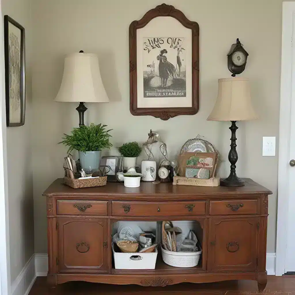 Decorating with Thrifted and Vintage Treasures