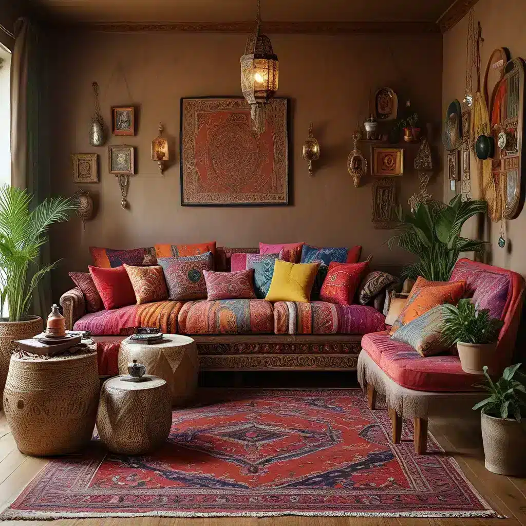 Eclectic and Bold Bohemian Bliss: Worldly Vibrant Decor