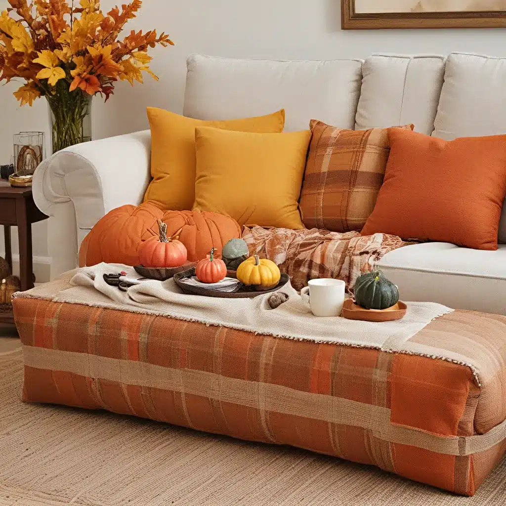 Embrace Fall with DIY Sofa Cozies