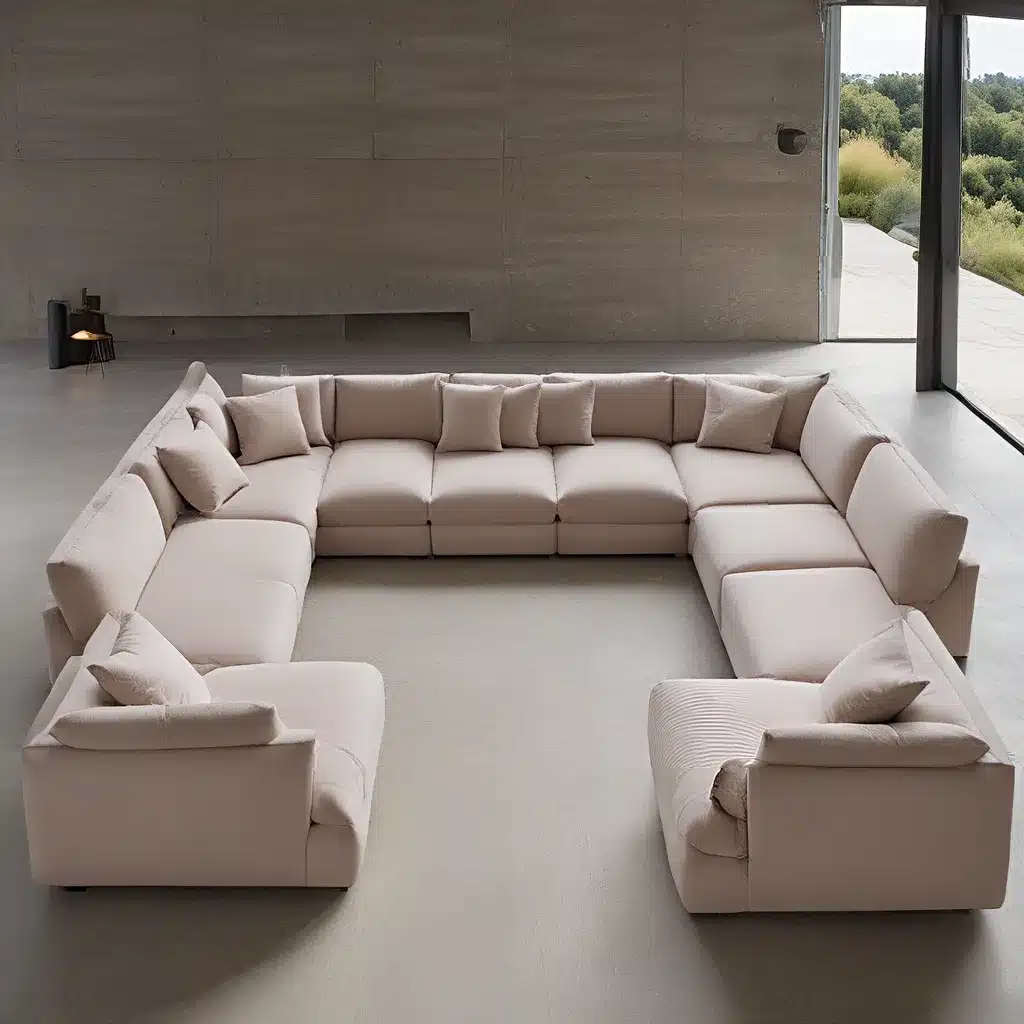 Endless Lounging With U-Shaped Sofas