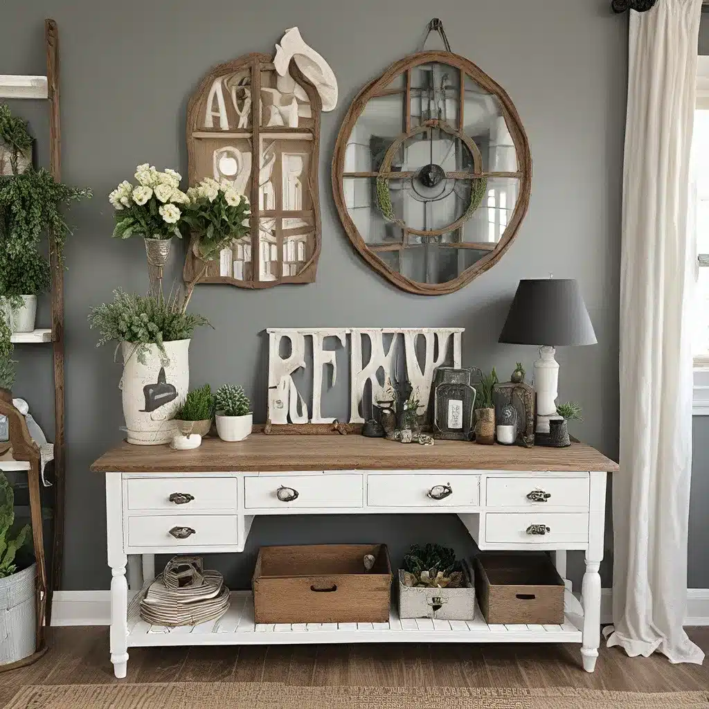 Farmhouse Charm with Repurposed Furniture