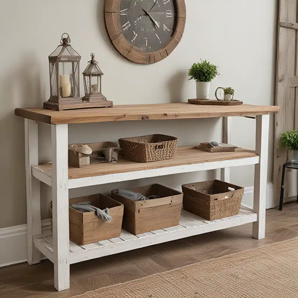 Farmhouse Flair: Repurposed Wood Furniture Accents