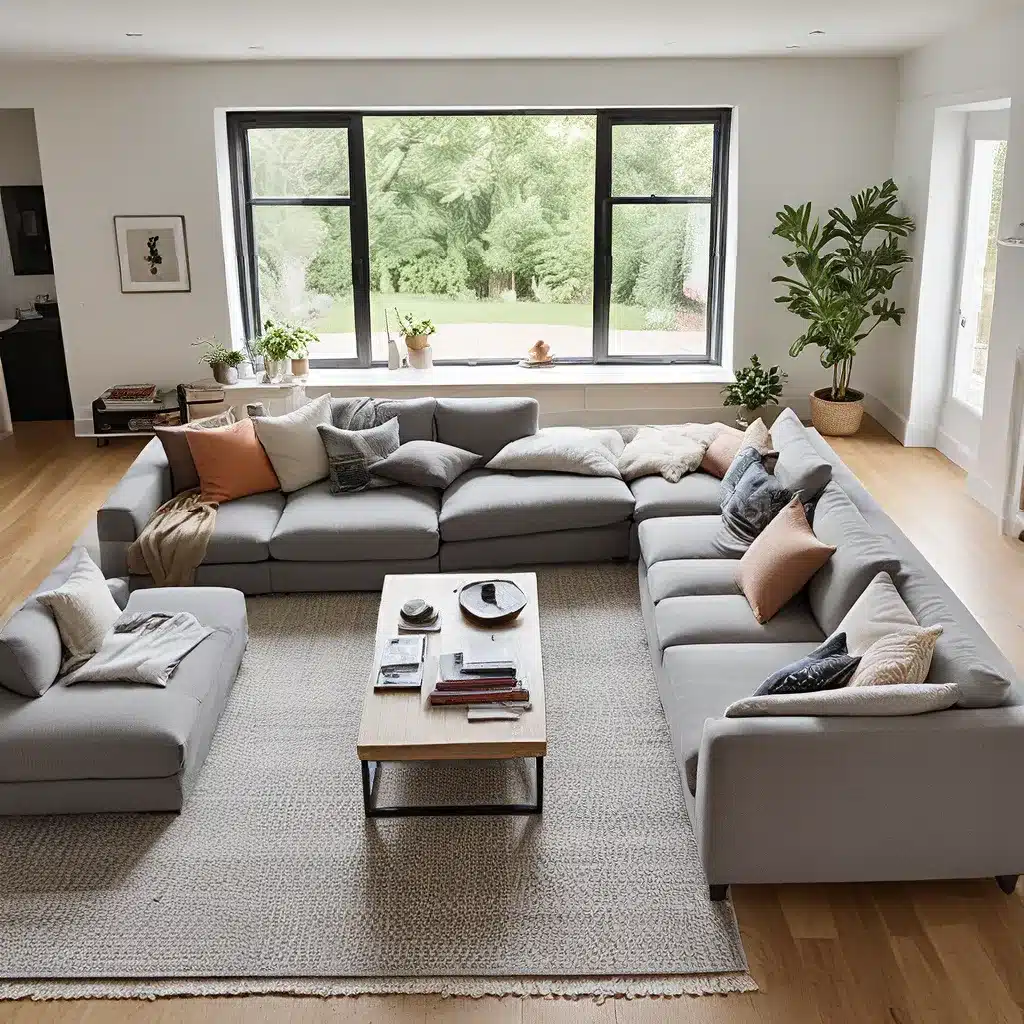 Fit The Whole Crew: Get A U-Shaped Sofa