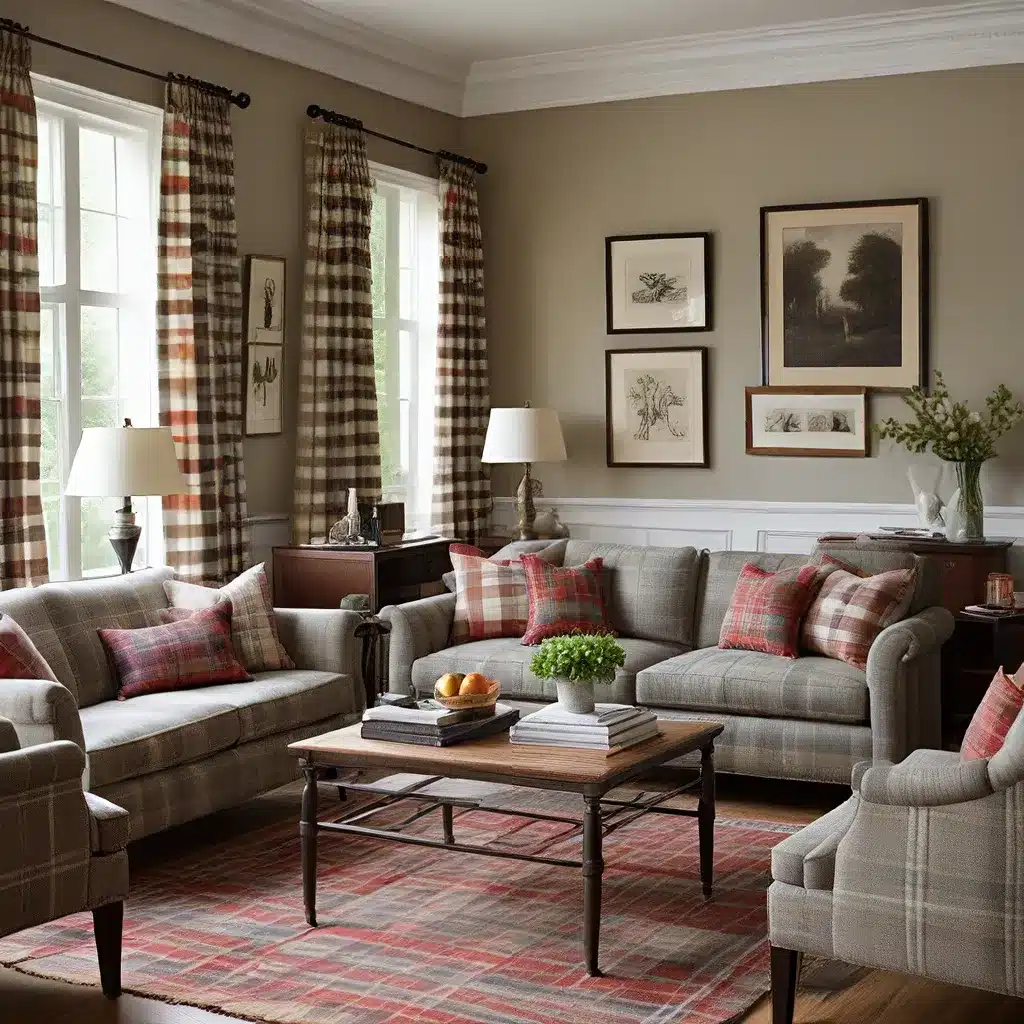 From Office to Living Room – Incorporating Plaids