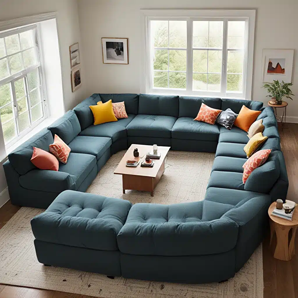 Game Day Must-Have: A U-Shaped Sofa